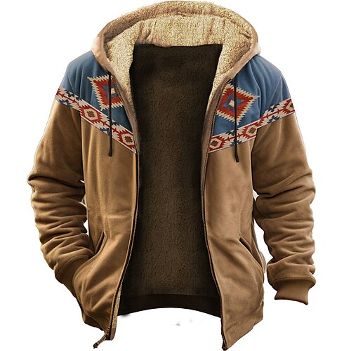 Color Block Graphic Prints Argyle Daily Classic Casual Men's 3D Print Hoodie Jacket Fleece Jacket Outerwear Holiday Vacation Going out Hoodies Black Blue Brown Long Sleeve Hooded Fleece Winter
Color Block Graphic Prints Argyle Daily Classic Casual Men's 3D Print Hoodie Jacket Fleece Jacket Outerwear Holiday Vacation Going out Hoodies Black Blue Brown Long Sleeve Hooded Fleece Winter