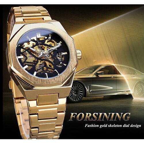 Reloj Mecánico forsining para hombre, reloj de aleación resistente al agua luminoso automático de negocios a la moda con esfera grande de lujo
Reloj Mecánico forsining para hombre, reloj de aleación resistente al agua luminoso automático de negocios a la moda con esfera grande de lujo