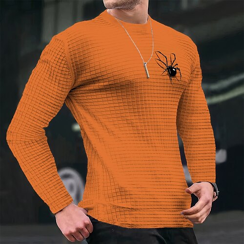 Grafik-Drucke Spinnen Modisch Brautkleider schlicht Halloween Herren 3D-Druck T Shirt Waffel-T-Shirt Outdoor Täglich Urlaub T-Shirt Weiß Rote Orange Langarm Rundhalsausschnitt Hemd Frühling Herbst
Grafik-Drucke Spinnen Modisch Brautkleider schlicht Halloween Herren 3D-Druck T Shirt Waffel-T-Shirt Outdoor Täglich Urlaub T-Shirt Weiß Rote Orange Langarm Rundhalsausschnitt Hemd Frühling Herbst