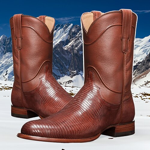 Hombre Botas Botas cowboy Vintage Casual Exterior Diario Zapatos de Paseo PU Cómodo Antideslizante Marrón oscuro Negro Marrón claro Invierno
Hombre Botas Botas cowboy Vintage Casual Exterior Diario Zapatos de Paseo PU Cómodo Antideslizante Marrón oscuro Negro Marrón claro Invierno