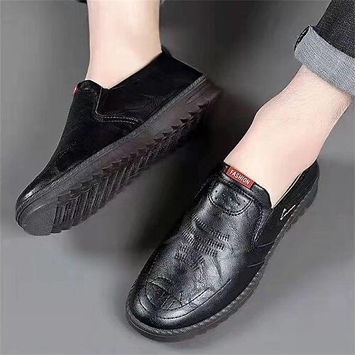 Homens Mocassins e Slip-Ons Mocassim Negócio Casual Ao ar livre Diário Caminhada Couro Ecológico Respirável Confortável Antiderrapante Preto Marron Primavera Outono
Homens Mocassins e Slip-Ons Mocassim Negócio Casual Ao ar livre Diário Caminhada Couro Ecológico Respirável Confortável Antiderrapante Preto Marron Primavera Outono