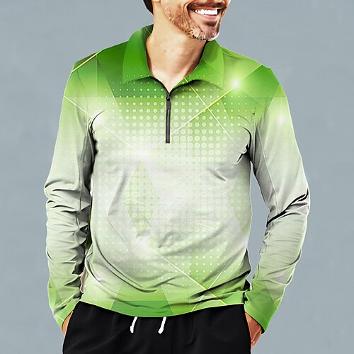 Homens Camisa polo de caminhada Camisa de golfe Respirável Secagem Rápida Pavio Humido Manga Longa Vestuário de golfe Roupas de golfe Normal Zíper Estampado Primavera Outono Tênis Golfe Pickleball
Homens Camisa polo de caminhada Camisa de golfe Respirável Secagem Rápida Pavio Humido Manga Longa Vestuário de golfe Roupas de golfe Normal Zíper Estampado Primavera Outono Tênis Golfe Pickleball