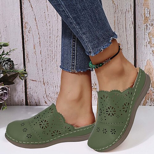 Mulheres Tamancos Mules Slip-Ons Tamanhos Grandes Chinelos ao ar livre Tamancos de jardim de verão Diário Praia Salto Plataforma Ponta Redonda Férias Vintage Elegante Couro Ecológico Mocassim Floral
Mulheres Tamancos Mules Slip-Ons Tamanhos Grandes Chinelos ao ar livre Tamancos de jardim de verão Diário Praia Salto Plataforma Ponta Redonda Férias Vintage Elegante Couro Ecológico Mocassim Floral