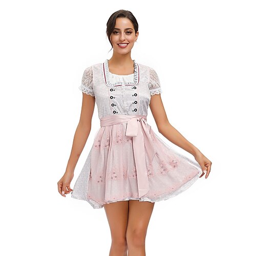 Carnaval Fête d'Octobre Fête internationale de la bière Costume Dirndl Trachtenkleader Fête d'Octobre / Bière Bavarois Femme de ménage Bavarois Allemand Munich Prairies Femme Tissu de style
Carnaval Fête d'Octobre Fête internationale de la bière Costume Dirndl Trachtenkleader Fête d'Octobre / Bière Bavarois Femme de ménage Bavarois Allemand Munich Prairies Femme Tissu de style