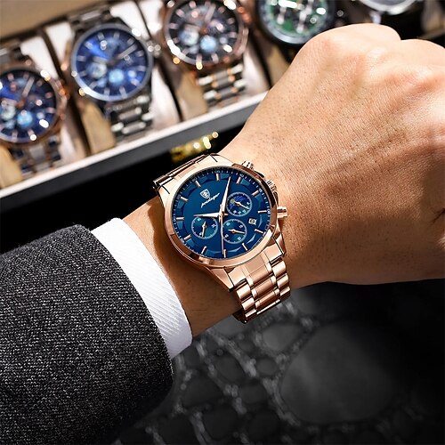 Poedagar, reloj de pulsera de lujo para hombre, reloj militar resistente al agua con cronógrafo luminoso para hombre, relojes de cuarzo de acero inoxidable para hombre
Poedagar, reloj de pulsera de lujo para hombre, reloj militar resistente al agua con cronógrafo luminoso para hombre, relojes de cuarzo de acero inoxidable para hombre