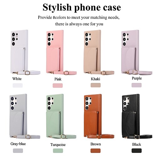 Phone Case For Samsung Galaxy S23 Ultra Plus S23 S22 S22 Plus Ultra A54 A53 A52 Card Holder Cases Leather with Removable Cross Body Strap With Card Holder Retro TPU PU Leather
Phone Case For Samsung Galaxy S23 Ultra Plus S23 S22 S22 Plus Ultra A54 A53 A52 Card Holder Cases Leather with Removable Cross Body Strap With Card Holder Retro TPU PU Leather