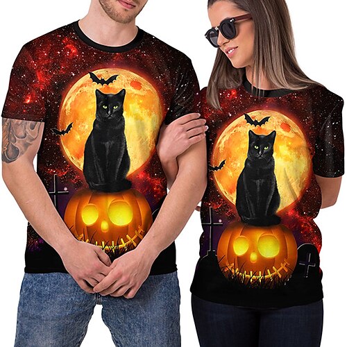 Víspera de Todos los Santos Calabaza Gato negro T-Shirt Anime Gráfico Camiseta Para Hombre Mujer Unisexo Adulto Impresión 3D 100% Poliéster Víspera de Todos los Santos Casual Diario
Víspera de Todos los Santos Calabaza Gato negro T-Shirt Anime Gráfico Camiseta Para Hombre Mujer Unisexo Adulto Impresión 3D 100% Poliéster Víspera de Todos los Santos Casual Diario