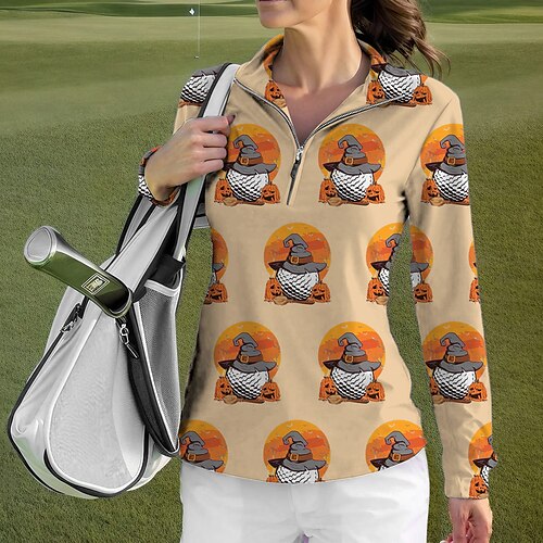 Damen poloshirt Golfhemd Atmungsaktiv Schnelltrocknend Feuchtigkeitsableitung Langarm Golfbekleidung Golfkleidung Regular Fit Zip Stehkragen Bedruckt Frühling Herbst Tennis Golfspiel Pickleball
Damen poloshirt Golfhemd Atmungsaktiv Schnelltrocknend Feuchtigkeitsableitung Langarm Golfbekleidung Golfkleidung Regular Fit Zip Stehkragen Bedruckt Frühling Herbst Tennis Golfspiel Pickleball