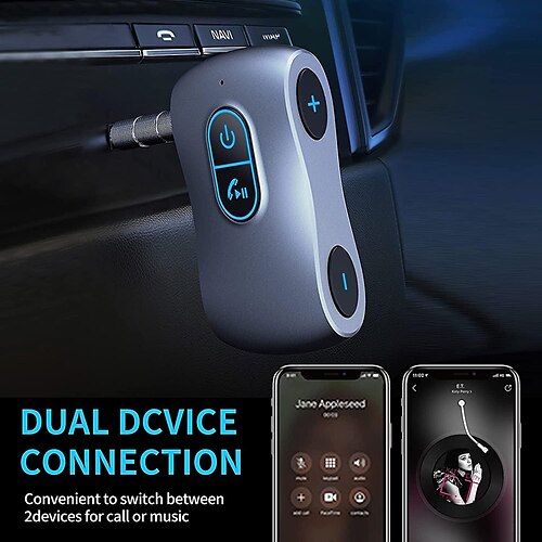 Receptor auxiliar bluetooth para carro adaptador sem fio auxiliar de 3,5 mm para carro Receptor de áudio sem fio para estéreo doméstico/alto-falante 16 horas de duração da bateria
Receptor auxiliar bluetooth para carro adaptador sem fio auxiliar de 3,5 mm para carro Receptor de áudio sem fio para estéreo doméstico/alto-falante 16 horas de duração da bateria