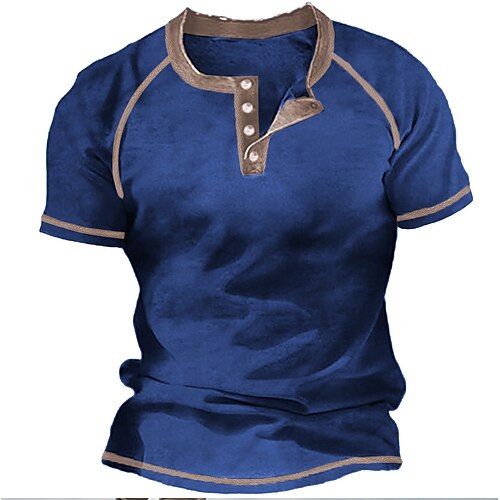 Herren T Shirt Henley Shirt Cooles Hemd Glatt Henley Strasse Urlaub Kurze Ärmel Bekleidung Designer Basic Moderne zeitgenössische
Herren T Shirt Henley Shirt Cooles Hemd Glatt Henley Strasse Urlaub Kurze Ärmel Bekleidung Designer Basic Moderne zeitgenössische