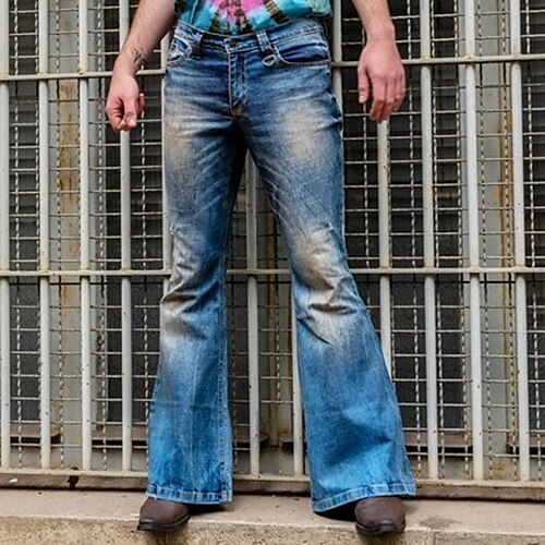 Hombre Vaqueros Pantalones acampanados Pantalones Pantalones de mezclilla Bolsillo Plano Comodidad Transpirable Exterior Diario Noche Mezcla de Algodón Moda Casual Azul Piscina
Hombre Vaqueros Pantalones acampanados Pantalones Pantalones de mezclilla Bolsillo Plano Comodidad Transpirable Exterior Diario Noche Mezcla de Algodón Moda Casual Azul Piscina