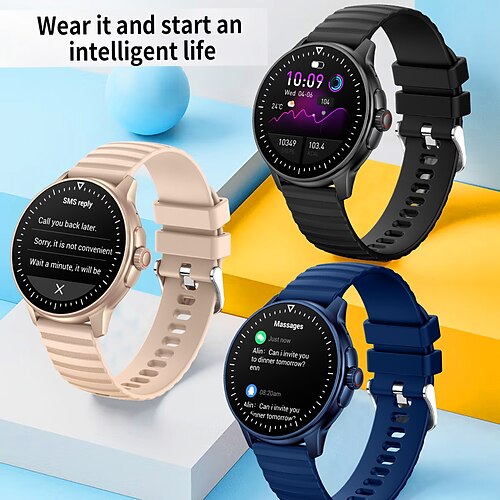 Zw45 Smartwatch, 1,39 Zoll, Smartwatch, Fitness-Laufuhr, Bluetooth, Temperaturüberwachung, Schrittzähler, Anruferinnerung, kompatibel mit Android iOS, Damen, Herren, Freisprecheinrichtung, Anrufe,
Zw45 Smartwatch, 1,39 Zoll, Smartwatch, Fitness-Laufuhr, Bluetooth, Temperaturüberwachung, Schrittzähler, Anruferinnerung, kompatibel mit Android iOS, Damen, Herren, Freisprecheinrichtung, Anrufe,