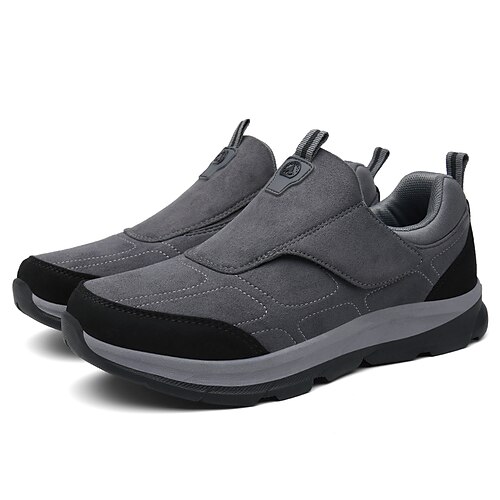 Herren Turnschuhe Loafer Slip On Übergrössen Wanderschuhe Sport Sportlich PU Komfortabel Stiefeletten / Stiefeletten Klettverschluß Schwarz Grau Herbst
Herren Turnschuhe Loafer Slip On Übergrössen Wanderschuhe Sport Sportlich PU Komfortabel Stiefeletten / Stiefeletten Klettverschluß Schwarz Grau Herbst