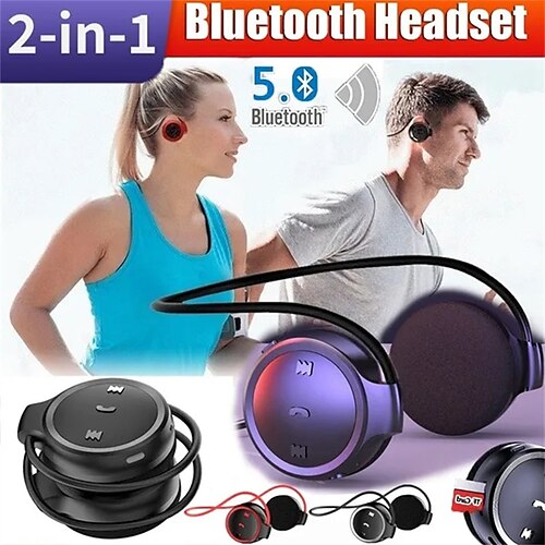 Auriculares inalámbricos con Bluetooth, cubierta flexible para la oreja, auriculares estéreo, soporte para tarjeta TF, reproductor de mp3, auriculares sobre la oreja
Auriculares inalámbricos con Bluetooth, cubierta flexible para la oreja, auriculares estéreo, soporte para tarjeta TF, reproductor de mp3, auriculares sobre la oreja