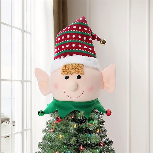 Weihnachtsbaumspitzen-Dekorationen, Sprite-Baumspitzen-Stern-Weihnachtsbaumspitzen-Dekoration, kreativer Cartoon-Sprite-Puppe-Weihnachtsanhänger
Weihnachtsbaumspitzen-Dekorationen, Sprite-Baumspitzen-Stern-Weihnachtsbaumspitzen-Dekoration, kreativer Cartoon-Sprite-Puppe-Weihnachtsanhänger
