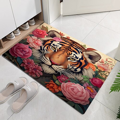 Tigre floral mulher tapete de porta antiderrapante à prova de óleo tapete de área interior ao ar livre decoração do quarto tapete de entrada do banheiro
Tigre floral mulher tapete de porta antiderrapante à prova de óleo tapete de área interior ao ar livre decoração do quarto tapete de entrada do banheiro