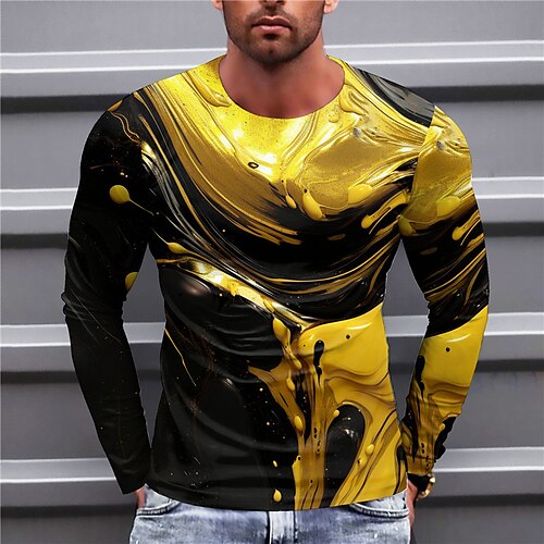 Graphic Bloc de couleur Mode Design Décontractées Homme 3D effet T shirt Tee Sport extérieur Vacances Sortie T-shirt Jaune Bleu Rouge manche longue Col Ras du Cou Chemise Printemps Automne Vêtement
Graphic Bloc de couleur Mode Design Décontractées Homme 3D effet T shirt Tee Sport extérieur Vacances Sortie T-shirt Jaune Bleu Rouge manche longue Col Ras du Cou Chemise Printemps Automne Vêtement