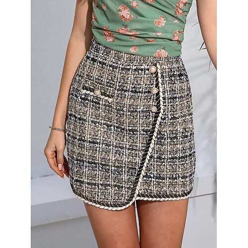 Falda de mujer con botones por encima de la rodilla, faldas caqui negras de poliéster, otoñoamp; invierno forrado casual fiesta casual diario m l xl
Falda de mujer con botones por encima de la rodilla, faldas caqui negras de poliéster, otoñoamp; invierno forrado casual fiesta casual diario m l xl