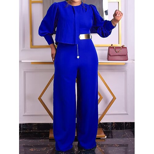 Mujer Mono Alta cintura Color sólido Escote Redondo Activo Diario Vacaciones Delgado Manga Larga Rosa Azul Real Naranja S M L Otoño
Mujer Mono Alta cintura Color sólido Escote Redondo Activo Diario Vacaciones Delgado Manga Larga Rosa Azul Real Naranja S M L Otoño