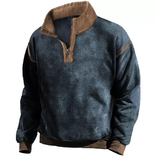 Homens Moletom Moletom Zip Azul Marinha Meio Zíper Bloco de cor Patchwork Desportos e Ar livre Diário Feriado Roupa de rua Básico Casual Primavera Outono Roupa Moletons Moletons
Homens Moletom Moletom Zip Azul Marinha Meio Zíper Bloco de cor Patchwork Desportos e Ar livre Diário Feriado Roupa de rua Básico Casual Primavera Outono Roupa Moletons Moletons
