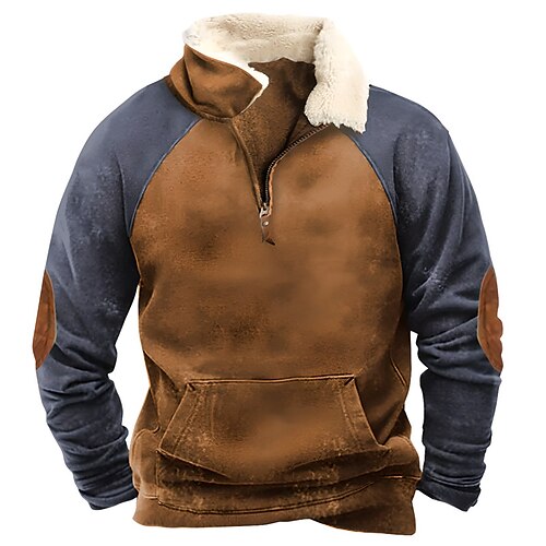 Homens Moletom Moletom Zip Azul Marron Cáqui Cinzento Meio Zíper Bloco de cor Patchwork Desportos e Ar livre Diário Feriado Básico Casual Lã fina Outono inverno Roupa Moletons Moletons
Homens Moletom Moletom Zip Azul Marron Cáqui Cinzento Meio Zíper Bloco de cor Patchwork Desportos e Ar livre Diário Feriado Básico Casual Lã fina Outono inverno Roupa Moletons Moletons