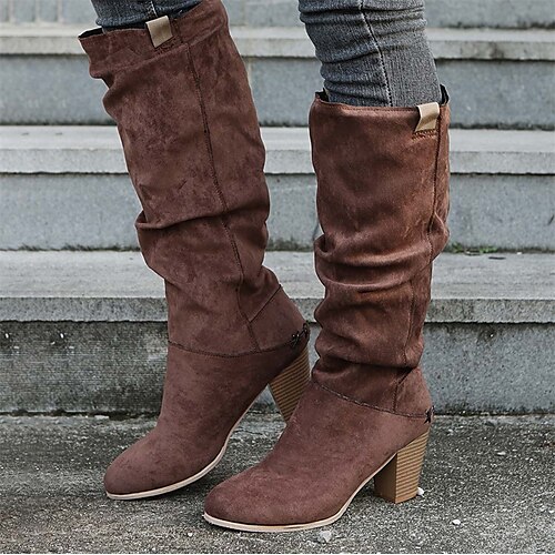 Femme Bottes Bottes souples Grandes Tailles Extérieur du quotidien Bottes genou Talon bloc Bout rond Rétro Vintage Elégant Minimalisme Faux Cuir Polyuréthane Fermeture Couleur unie Noir Jaune Beige
Femme Bottes Bottes souples Grandes Tailles Extérieur du quotidien Bottes genou Talon bloc Bout rond Rétro Vintage Elégant Minimalisme Faux Cuir Polyuréthane Fermeture Couleur unie Noir Jaune Beige