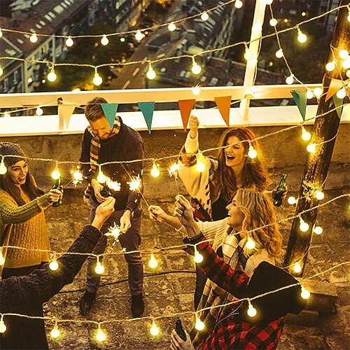 Wasserdichte Batteriebox, kleine Kugel-Lichterkette, dekorative Weihnachtsbeleuchtung für drinnen und draußen, 8-Funktionen-Fernbedienung, dekorative Lichter für Garten und Innenhof im Freien, 6,5 m –
Wasserdichte Batteriebox, kleine Kugel-Lichterkette, dekorative Weihnachtsbeleuchtung für drinnen und draußen, 8-Funktionen-Fernbedienung, dekorative Lichter für Garten und Innenhof im Freien, 6,5 m –