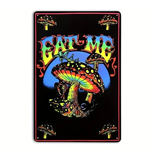 1 Stück psychedelisches ästhetisches Trippy-Raumdekor-Schild – 20,3 x 30,5 cm Metall-Blechschild für magische Schlafzimmer-Wanddekoration, Höhlendekoration
1 Stück psychedelisches ästhetisches Trippy-Raumdekor-Schild – 20,3 x 30,5 cm Metall-Blechschild für magische Schlafzimmer-Wanddekoration, Höhlendekoration