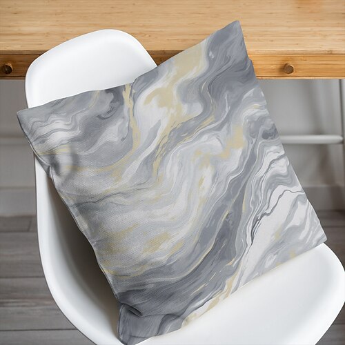 Funda de almohada de doble cara con diseño de mármol abstracto, 1 pieza, funda de cojín cuadrada decorativa suave, funda de almohada para dormitorio, sala de estar, sofá, silla
Funda de almohada de doble cara con diseño de mármol abstracto, 1 pieza, funda de cojín cuadrada decorativa suave, funda de almohada para dormitorio, sala de estar, sofá, silla