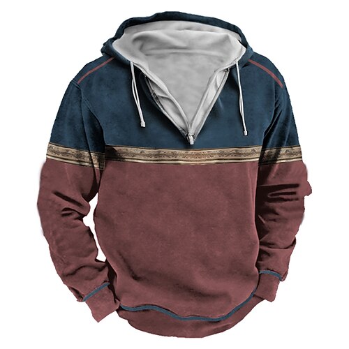 Homme Sweat à capuche Sweats à capuche zippés Vin bleu marine Marron Beige Capuche Bloc de couleur Sport Loisir du quotidien Vacances Rétro Vintage Frais Décontractées Printemps Automne Vêtement
Homme Sweat à capuche Sweats à capuche zippés Vin bleu marine Marron Beige Capuche Bloc de couleur Sport Loisir du quotidien Vacances Rétro Vintage Frais Décontractées Printemps Automne Vêtement