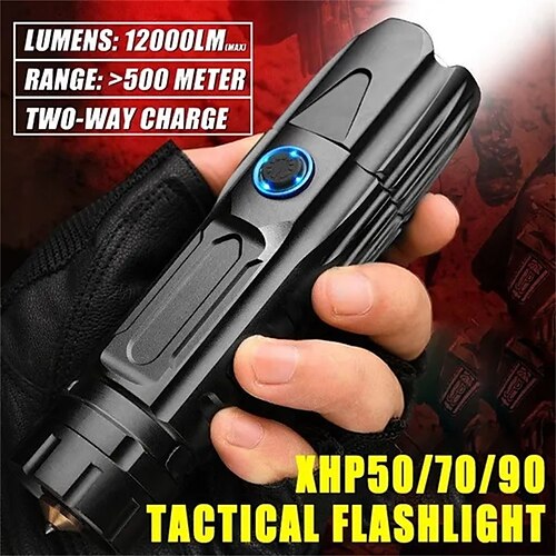 nouvelle lampe de poche LED tactique haute puissance plus puissante xhp50 5 modes torche militaire portable super lumineuse longue portée usb charge bidirectionnelle utiliser une batterie 26650 pour
nouvelle lampe de poche LED tactique haute puissance plus puissante xhp50 5 modes torche militaire portable super lumineuse longue portée usb charge bidirectionnelle utiliser une batterie 26650 pour