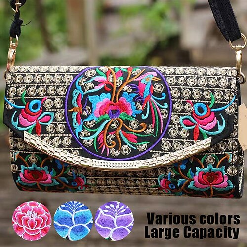 Femme Sac bandoulière Sac d'épaule Sac hobo Toile Extérieur du quotidien Vacances Broderie Fleur Grande Capacité Poids Léger Durable Géométrique Fleur Folk arbre à argent Série de fleurs bleues
Femme Sac bandoulière Sac d'épaule Sac hobo Toile Extérieur du quotidien Vacances Broderie Fleur Grande Capacité Poids Léger Durable Géométrique Fleur Folk arbre à argent Série de fleurs bleues