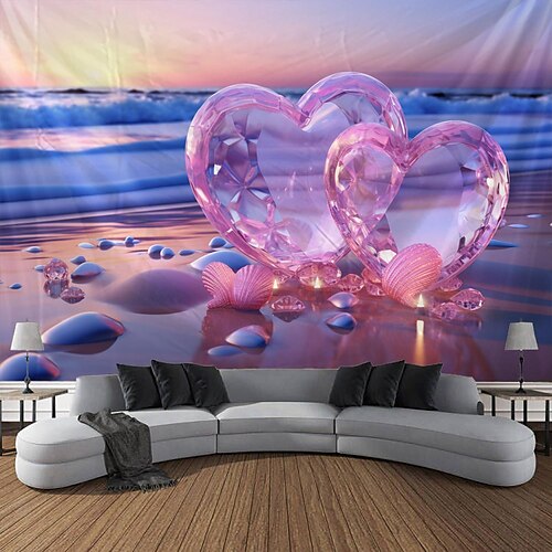 Kristallherz Strand hängender Wandteppich Wandkunst großer Wandteppich Wanddekor Fotografie Hintergrund Decke Vorhang Zuhause Schlafzimmer Wohnzimmer Dekoration
Kristallherz Strand hängender Wandteppich Wandkunst großer Wandteppich Wanddekor Fotografie Hintergrund Decke Vorhang Zuhause Schlafzimmer Wohnzimmer Dekoration