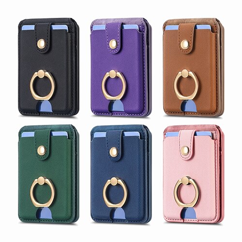 Handyhülle für Apple Samsung Galaxy, universeller Ringhalter, magnetischer Kartensteckplatz, Retro-Metall-PU-Leder
Handyhülle für Apple Samsung Galaxy, universeller Ringhalter, magnetischer Kartensteckplatz, Retro-Metall-PU-Leder