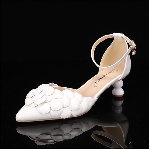 Mujer Tacones Zapatos de boda Zapatos De Vestir Tacones con tira al tobillo Zapatos blancos Boda Fiesta Trabajo Invierno Hebilla Flor Tacón escultural Dedo Puntiagudo Negocios Elegante Minimalismo PU
Mujer Tacones Zapatos de boda Zapatos De Vestir Tacones con tira al tobillo Zapatos blancos Boda Fiesta Trabajo Invierno Hebilla Flor Tacón escultural Dedo Puntiagudo Negocios Elegante Minimalismo PU