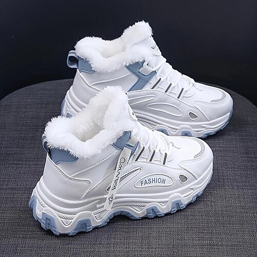 Femme Basket Bottes Bottes de neige Papa Chaussures Bottes d'hiver du quotidien Doublé en Polaire Hiver Broderie Talon Plat Bout rond Décontractées Minimalisme Course à Pied Marche Polyuréthane Lacet
Femme Basket Bottes Bottes de neige Papa Chaussures Bottes d'hiver du quotidien Doublé en Polaire Hiver Broderie Talon Plat Bout rond Décontractées Minimalisme Course à Pied Marche Polyuréthane Lacet