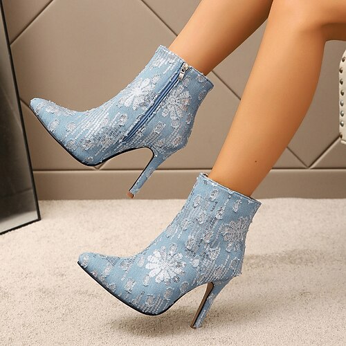 Mulheres Saltos Botas Salto agulha Botas Cowboy Tamanhos Grandes Ao ar livre Trabalho Diário Botas Botas Tornozelo Salto Robusto Dedo Apontado Vintage Sensual Couro Ecológico zíper Côr Sólida Azul
Mulheres Saltos Botas Salto agulha Botas Cowboy Tamanhos Grandes Ao ar livre Trabalho Diário Botas Botas Tornozelo Salto Robusto Dedo Apontado Vintage Sensual Couro Ecológico zíper Côr Sólida Azul