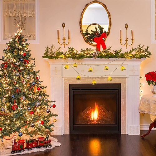 Christmas Gold Pine Cone String Lights AA Battery Power LED Christmas Fairy String Lights For Xmas Party Decoration Christmas Tree Pendant Holiday Lighting
Christmas Gold Pine Cone String Lights AA Battery Power LED Christmas Fairy String Lights For Xmas Party Decoration Christmas Tree Pendant Holiday Lighting