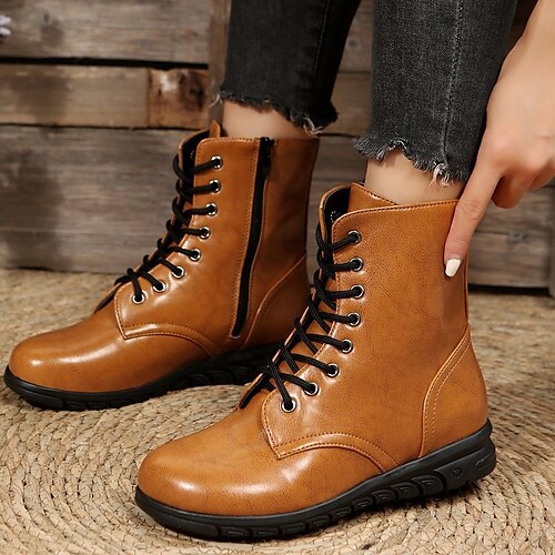 Mujer Botas Botas de Combate Exterior Diario Botas a media pierna Tacón Cuadrado Dedo redondo Vintage Elegante Casual PU Mocasín Color sólido Marrón Claro Morrón Oscuro Morado
Mujer Botas Botas de Combate Exterior Diario Botas a media pierna Tacón Cuadrado Dedo redondo Vintage Elegante Casual PU Mocasín Color sólido Marrón Claro Morrón Oscuro Morado