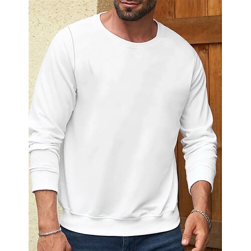 Homme Sweat shirt Noir Blanche Rouge bleu marine Gris Col Ras du Cou Plein Sport Loisir du quotidien Vacances Vêtement de rue basique Décontractées Printemps Automne Vêtement Tenue Pulls Capuche
Homme Sweat shirt Noir Blanche Rouge bleu marine Gris Col Ras du Cou Plein Sport Loisir du quotidien Vacances Vêtement de rue basique Décontractées Printemps Automne Vêtement Tenue Pulls Capuche