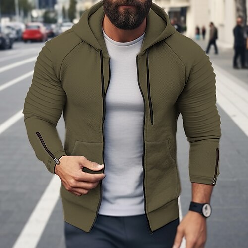 Homme Sweat à capuche Sweat à capuche zippé Pardessus Noir Rose Claire Vert Véronèse Gris Capuche Plein Patchwork Sport Loisir du quotidien Vacances Vêtement de rue Frais Décontractées Printemps
Homme Sweat à capuche Sweat à capuche zippé Pardessus Noir Rose Claire Vert Véronèse Gris Capuche Plein Patchwork Sport Loisir du quotidien Vacances Vêtement de rue Frais Décontractées Printemps