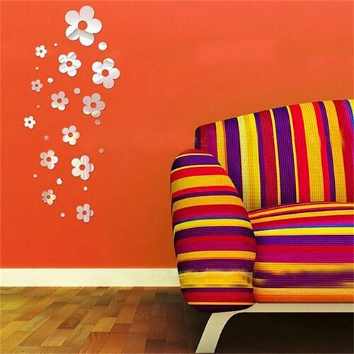Autocollant mural de surface de miroir en forme de fleur, 14 pièces, miroir décoratif minimaliste en forme de fleur pmma pour la décoration de la maison
Autocollant mural de surface de miroir en forme de fleur, 14 pièces, miroir décoratif minimaliste en forme de fleur pmma pour la décoration de la maison