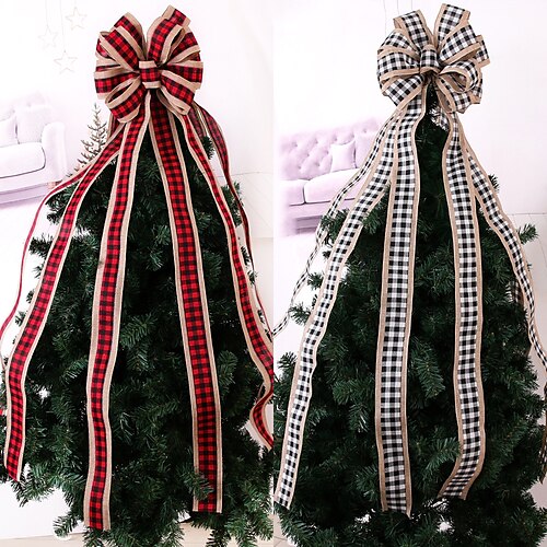 arco de topper de árvore de natal com serpentinas laço de fita vermelha grandes arcos decorativos feitos à mão decorações de natal
arco de topper de árvore de natal com serpentinas laço de fita vermelha grandes arcos decorativos feitos à mão decorações de natal