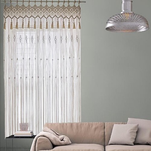 Boho-Vorhänge, natürliche gemischte Vorhangpaneele für Wohnzimmer/lichtreduzierende, durchsichtige Leinenvorhangpaneele-Set, Nickel-Ösen-Fensterpaneele, natur
Boho-Vorhänge, natürliche gemischte Vorhangpaneele für Wohnzimmer/lichtreduzierende, durchsichtige Leinenvorhangpaneele-Set, Nickel-Ösen-Fensterpaneele, natur