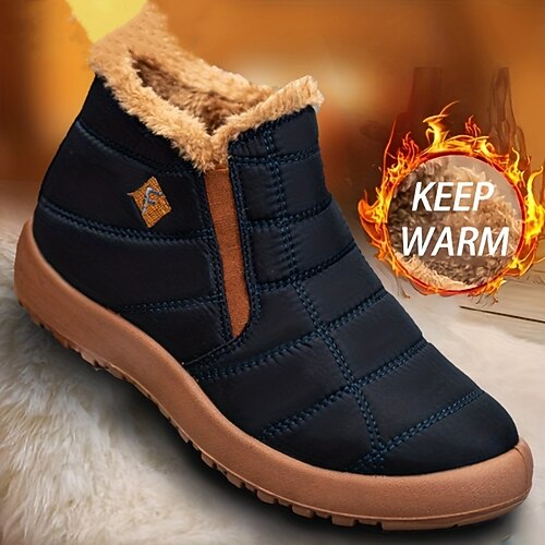 Mujer Botas Botas de nieve Tallas Grandes Diario Forrado con Lana Botines Botines Tacón Plano Dedo redondo Casual Confort Tela Elástica Mocasín Color sólido Negro Rojo Azul
Mujer Botas Botas de nieve Tallas Grandes Diario Forrado con Lana Botines Botines Tacón Plano Dedo redondo Casual Confort Tela Elástica Mocasín Color sólido Negro Rojo Azul