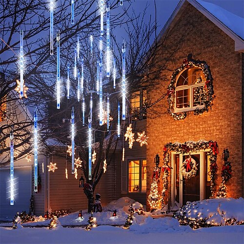 50 cm 8 tubes de lumières de glaçons de pluie de météores 384 lumières de gouttes de pluie LED avec fonction minuterie lumières en cascade lumières de pluie tombantes pour les décorations de Noël de
50 cm 8 tubes de lumières de glaçons de pluie de météores 384 lumières de gouttes de pluie LED avec fonction minuterie lumières en cascade lumières de pluie tombantes pour les décorations de Noël de