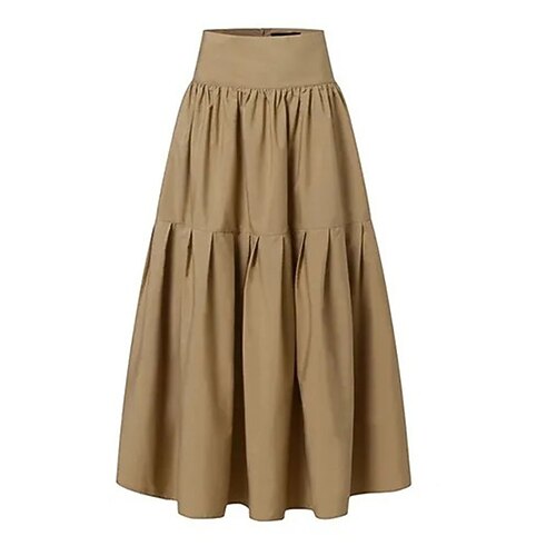 jupe femme trapèze swing midi polyester noir bleu marine kaki jupes automneamp; hiver froncé à volants mode rue élégante quotidien s m l
jupe femme trapèze swing midi polyester noir bleu marine kaki jupes automneamp; hiver froncé à volants mode rue élégante quotidien s m l