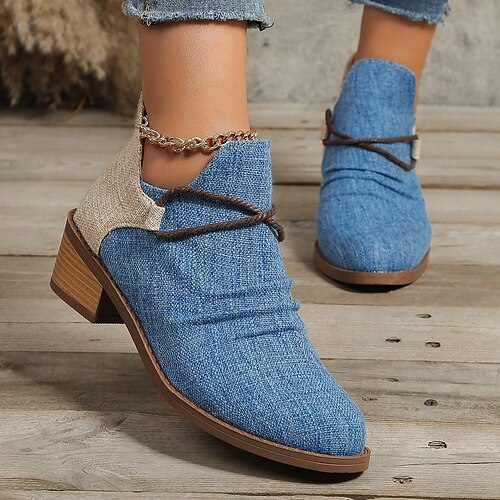 Femme Bottes Grandes Tailles Extérieur du quotidien Bottines Bottines Talon Plat Bout rond Rétro Vintage Classique Décontractées Polyuréthane Lacet Couleur unie Léopard Bleu
Femme Bottes Grandes Tailles Extérieur du quotidien Bottines Bottines Talon Plat Bout rond Rétro Vintage Classique Décontractées Polyuréthane Lacet Couleur unie Léopard Bleu