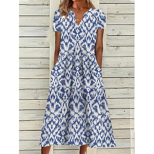 Mujer Vestido informal Vestido de cambio Vestido Midi Azul Piscina Manga Corta Geométrico Bolsillo Primavera Verano Escote en Pico Básico Diario Vacaciones Vestido de verano 2023 S M L XL XXL 3XL
Mujer Vestido informal Vestido de cambio Vestido Midi Azul Piscina Manga Corta Geométrico Bolsillo Primavera Verano Escote en Pico Básico Diario Vacaciones Vestido de verano 2023 S M L XL XXL 3XL