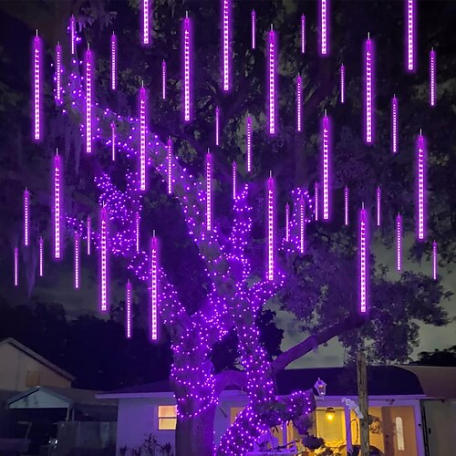 Solar Meteor Shower Lights Outdoor 8 Tubes 192 LED Meteor Christmas Lights Falling Rain Lights for Party Tree Holiday Roof Wedding
Solar Meteor Shower Lights Outdoor 8 Tubes 192 LED Meteor Christmas Lights Falling Rain Lights for Party Tree Holiday Roof Wedding